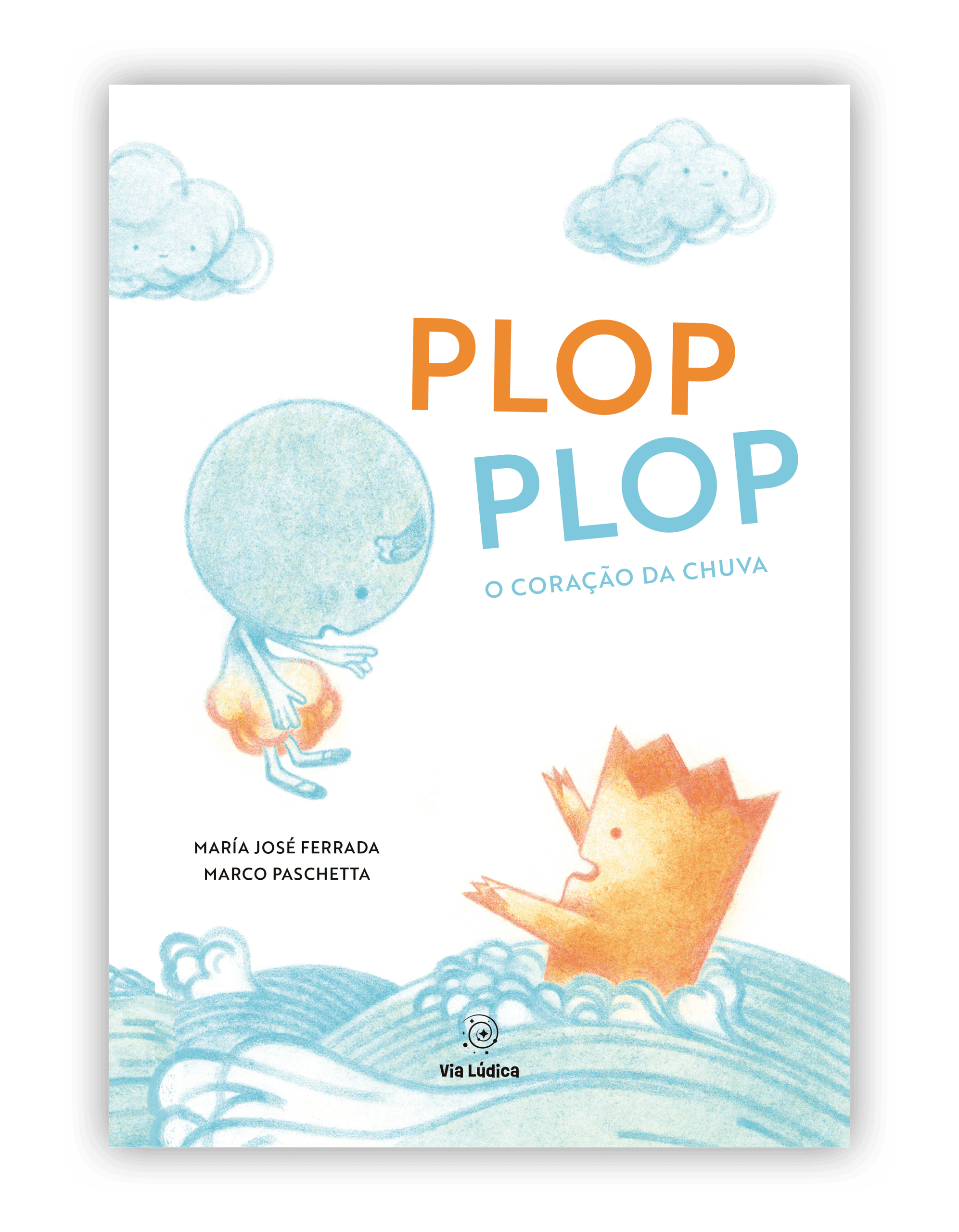 capa plop plop o coracao da chuva