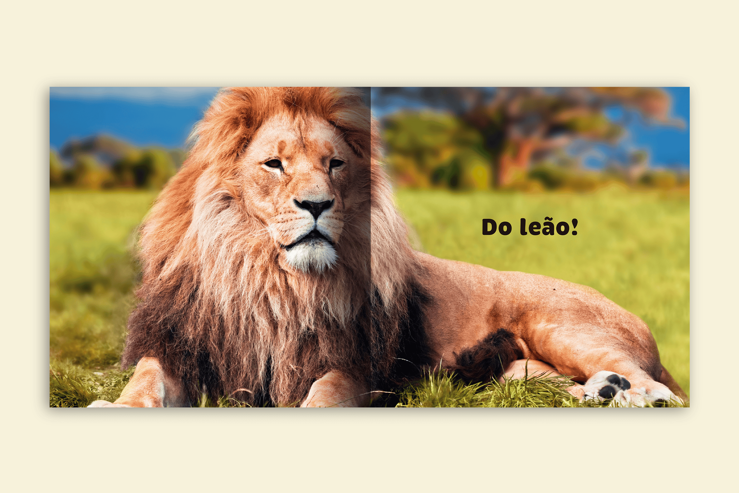 de quem sao essas orelhas leao deitado na selva editora via ludica