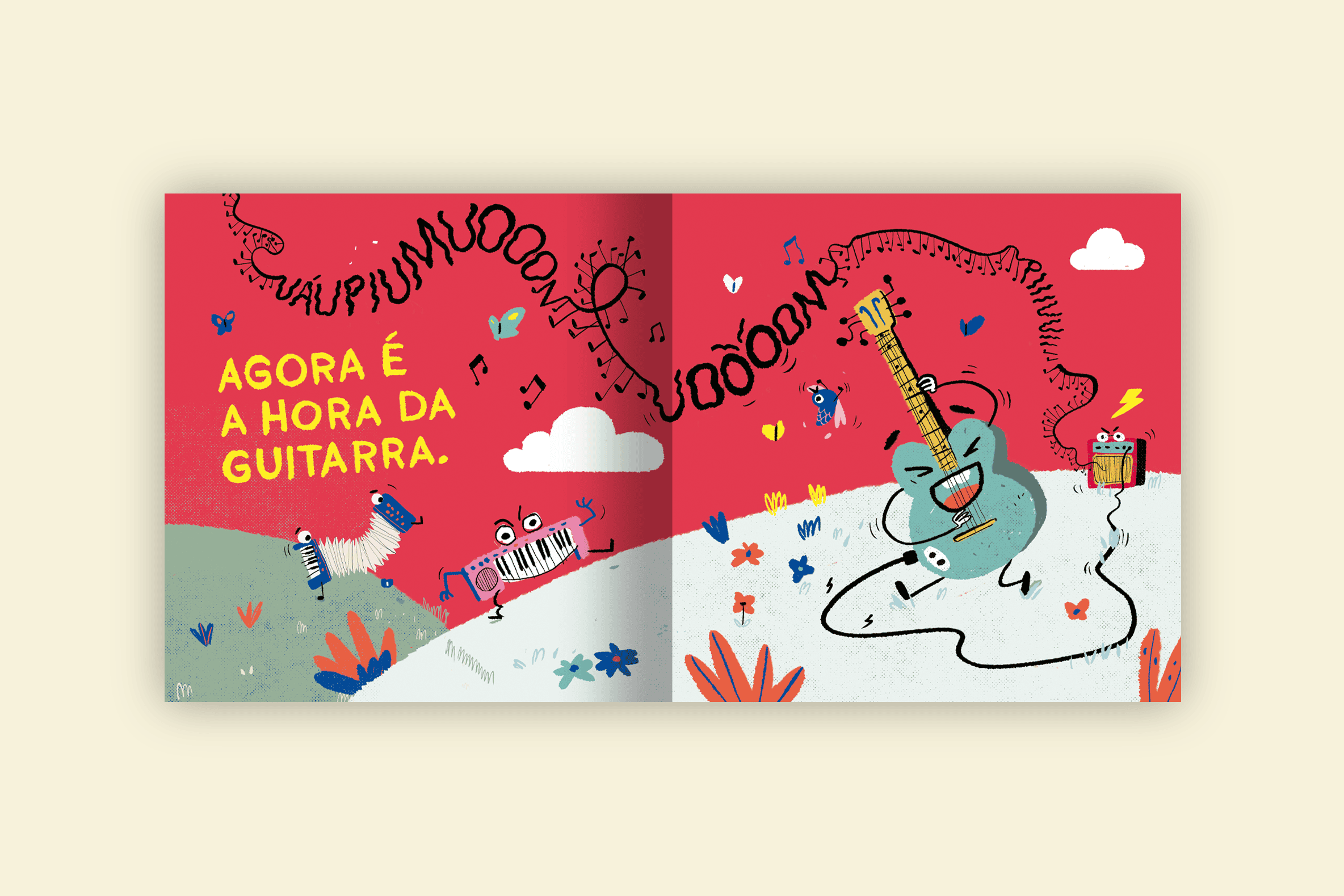 olo guitarra show musical personagem infantil editora via ludica