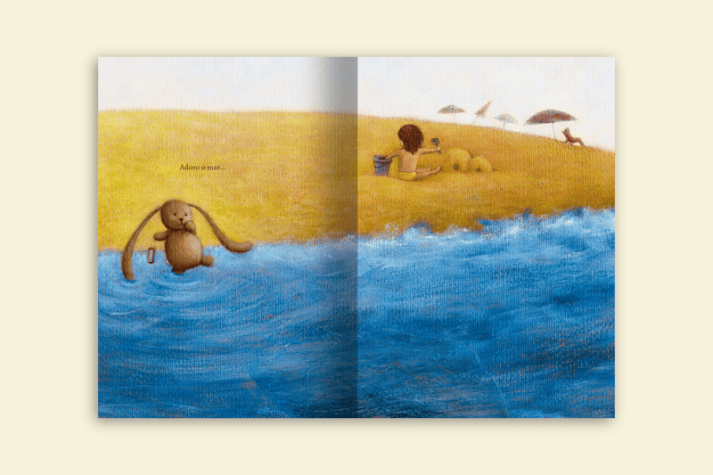 tito e o mar coelhinho nas aguas da praia editora via ludica