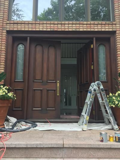Exterior Project in Glastonbury, CT - exterior painting Springfield MA
