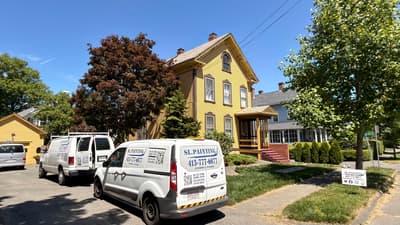 Victorian Wood Exterior Repaint in Greenfield, MA - exterior painting Springfield MA