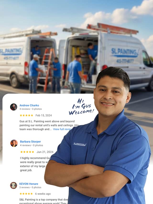 Gus, owner of SL Painting, 5-star rated painters serving Springfield and Western Massachusetts