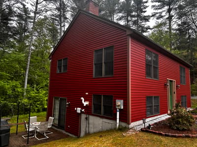 Exterior Staining Project in Pelham, MA after - exterior painting Springfield MA