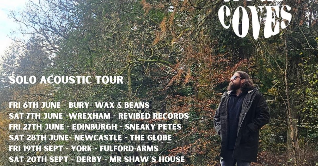 Scott Marsden (Holy Coves) live and acoustic at Mr Shaws House