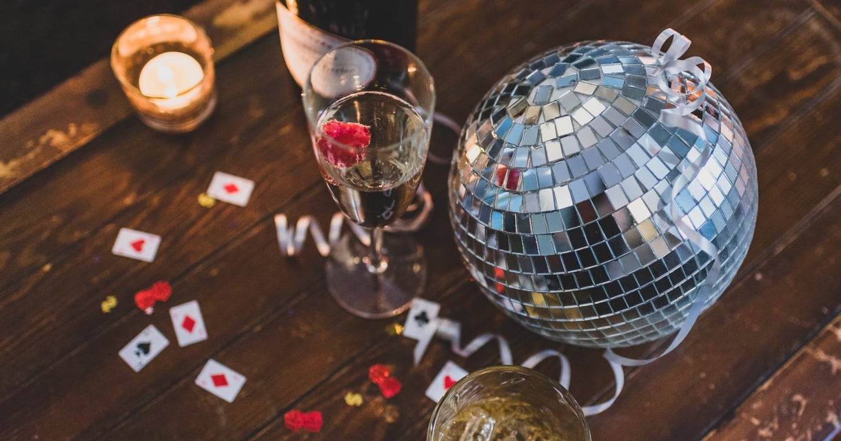New Years Eve Glitter Ball