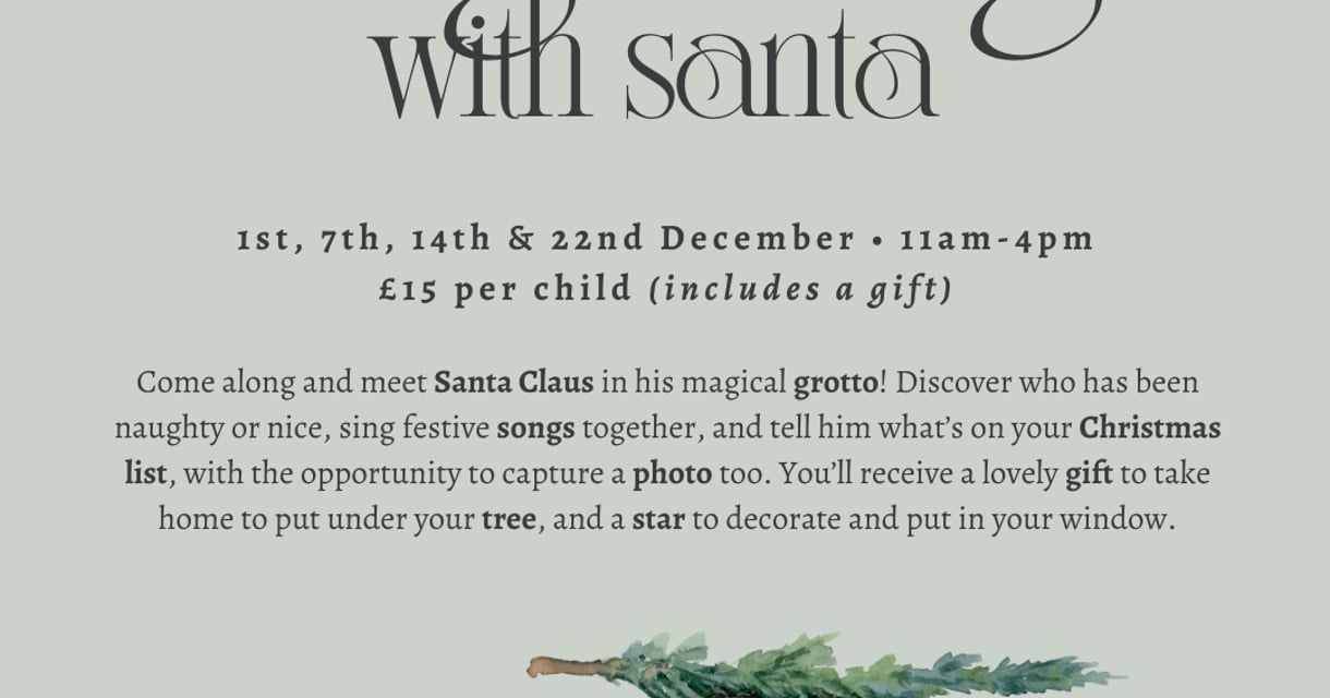 Sing Along with Santa 14th Dec