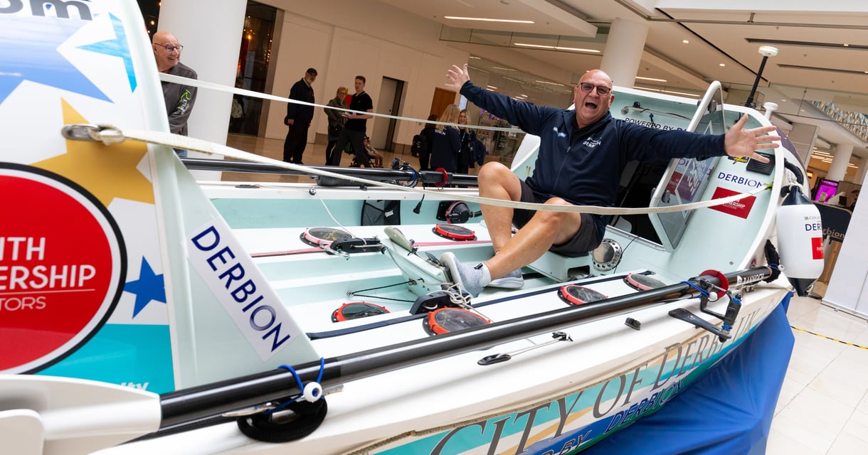 Ready, set, row! Derbion announced as headline sponsor of Vic Handley’s world’s toughest row