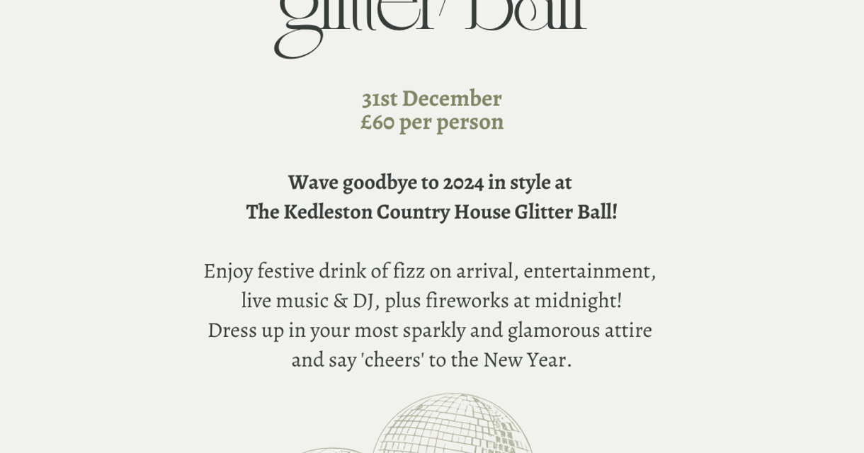 New Year's Eve Glitter Ball