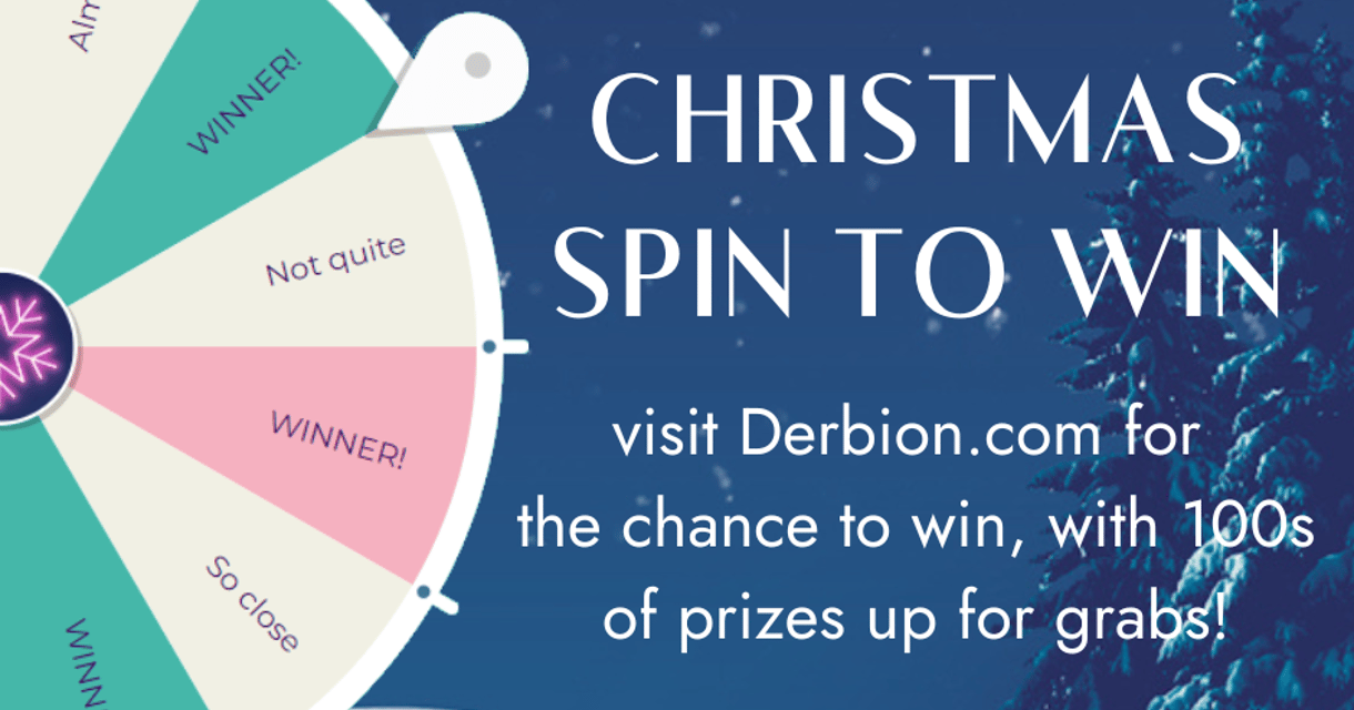 Derbion unveils festive spin-to-win competition, with up to £3,000 worth of prizes up for grabs