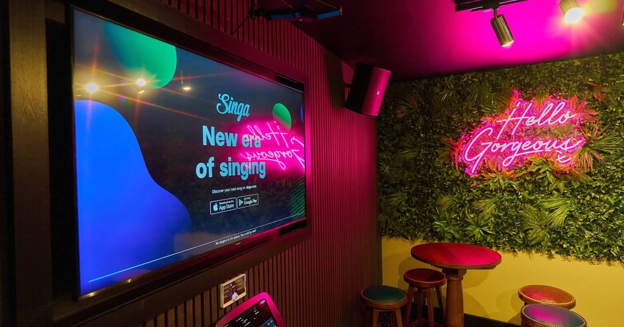 Karaoke Booth at the Iron Ram