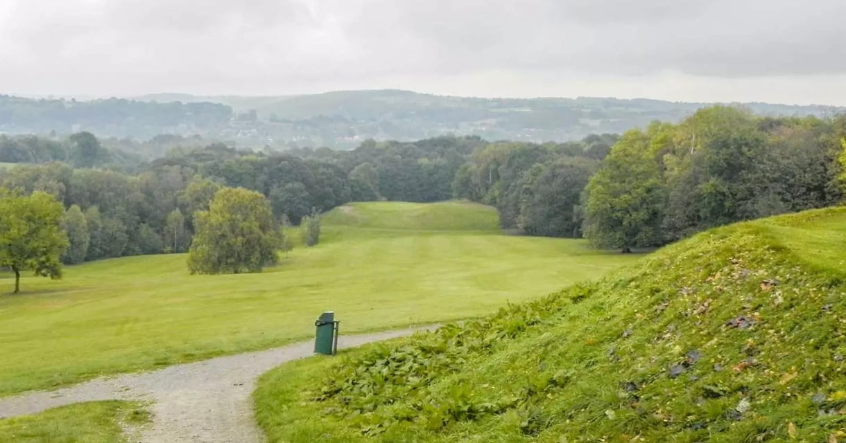 The beautiful scenery at Allestree park