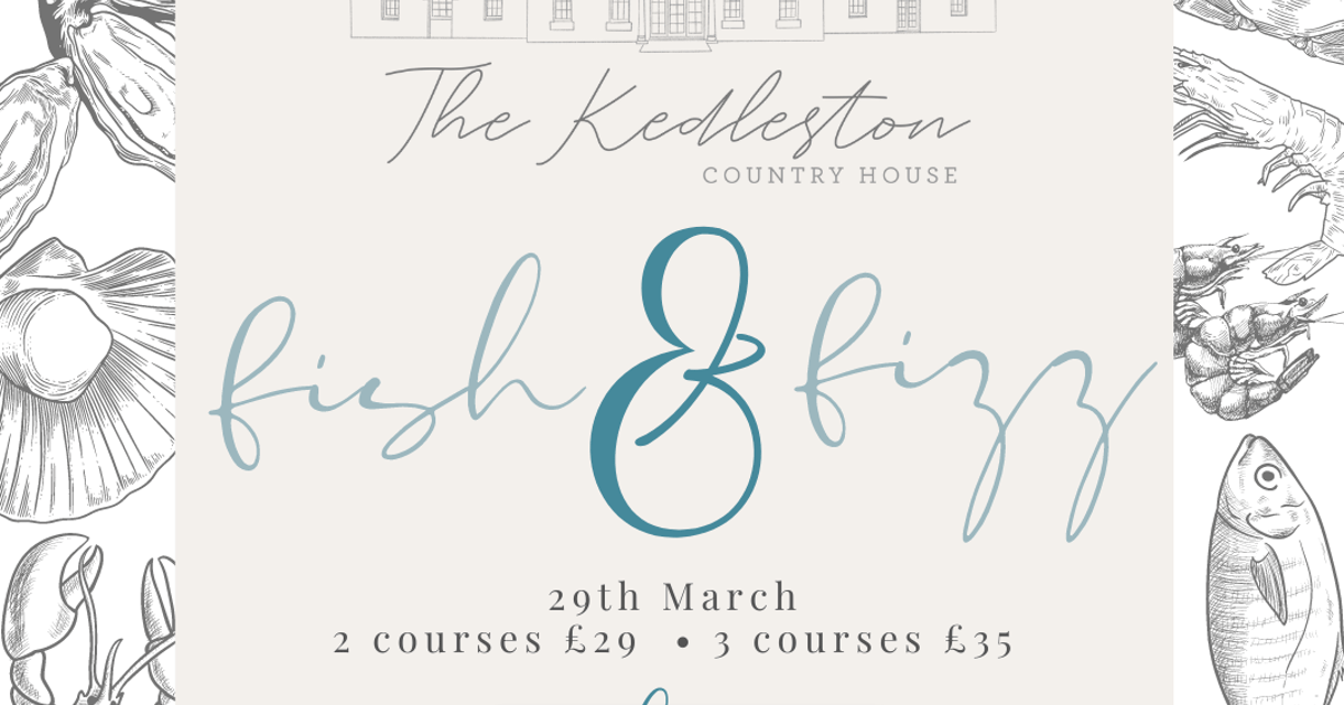 Good Friday Fish & Fizz Menu