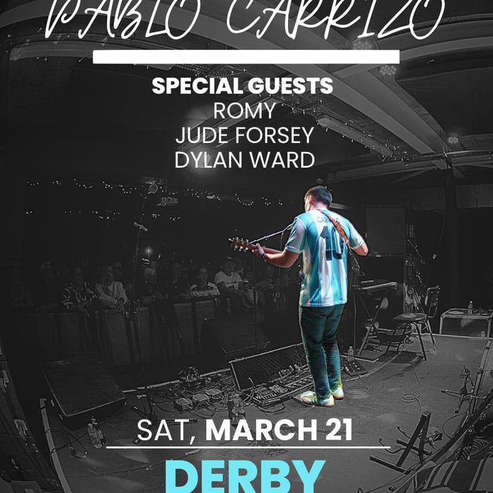 Pablo Carrizo live at MR SHAW HOUSE in Derby