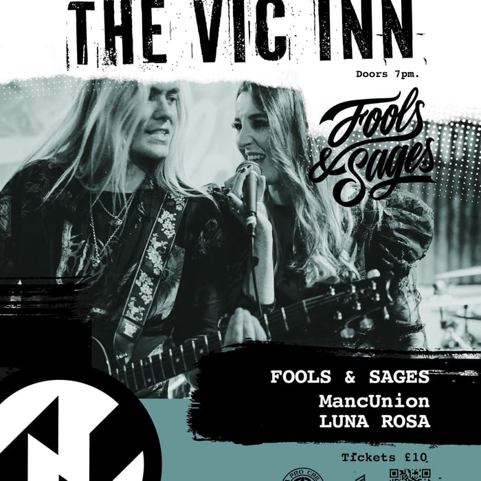 Fools & Sages, Mancunian and Luna Rosa live at The Vic Inn