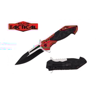 Razor Tactical Spring Assist Pocket Knife ABS Handle (RT-7129RD)