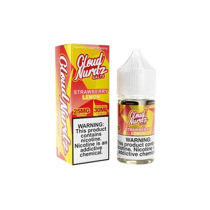 Cloud Nurdz Salt Nic Strawberry Lemon E-Juice (30ml)