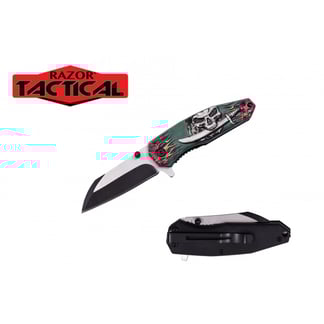 Razor Tactical Spring Assist Pocket Knife (RT-7132GN)