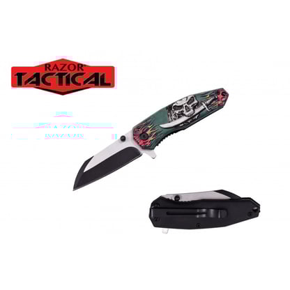 Razor Tactical Spring Assist Pocket Knife (RT-7132GN)