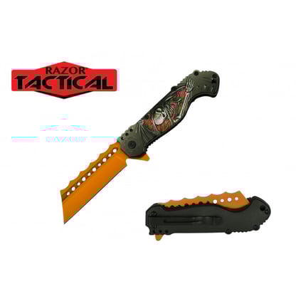 Razor Tactical Spring Assist Pocket Knife (RT-7138OR)