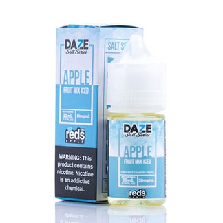 Daze Reds Apple Salt Nic Fruit Mixed Iced E-Juice (30ml)
