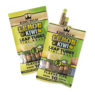 King Palm 5 Mini Rolls Leaf Tubes