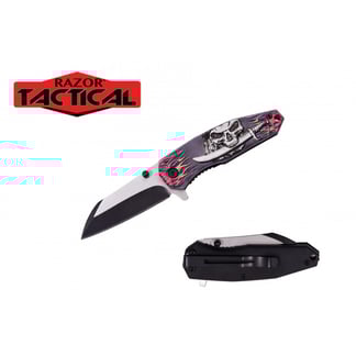 Razor Tactical Spring Assist Pocket Knife (RT-7132BK)
