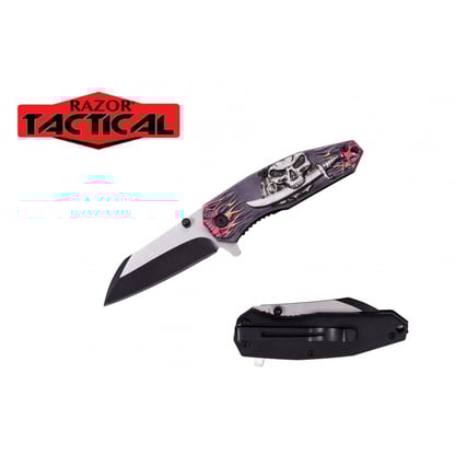 Razor Tactical Spring Assist Pocket Knife (RT-7132BK)