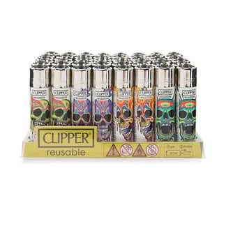 Clipper-Lighters-REUSABLE-MELTING-SKULLS-2