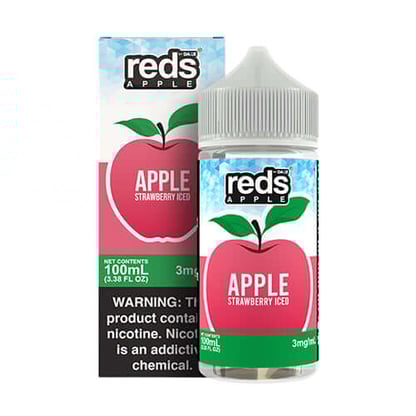 Daze Reds Apple Strawberry Iced E-Juice (100ml)