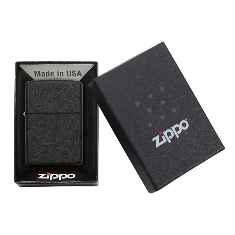 ヨッピー Zippo Lighter - Harley Davidson - Pewter Bootstrap - Black