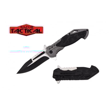 Razor Tactical Spring Assist Pocket Knife ABS Handle (RT-7129GY)
