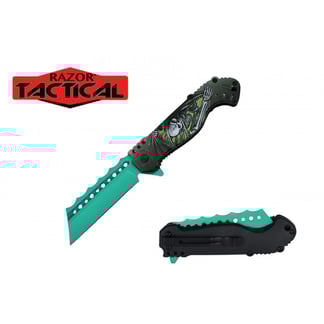 Razor Tactical Spring Assist Pocket Knife (RT-7138GN)