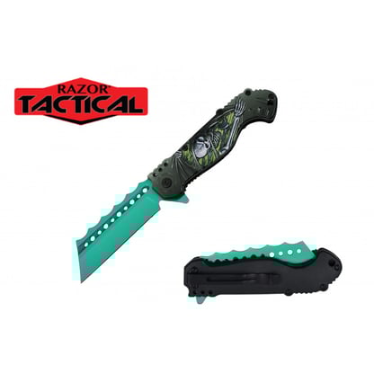 Razor Tactical Spring Assist Pocket Knife (RT-7138GN)