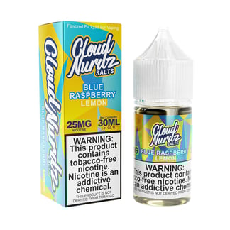 Cloud Nurdz Salt Nic Blue Raspberry Lemon E-Juice (30ml)