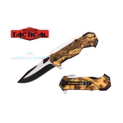 Razor Tactical Spring Assist Knife (RT-7128YC)