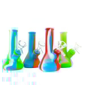 SWP103 -- Mini Bong Silicone Waterpipe