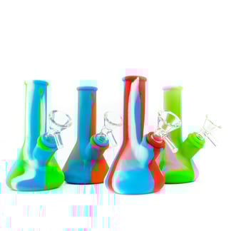 SWP103 -- Mini Bong Silicone Waterpipe