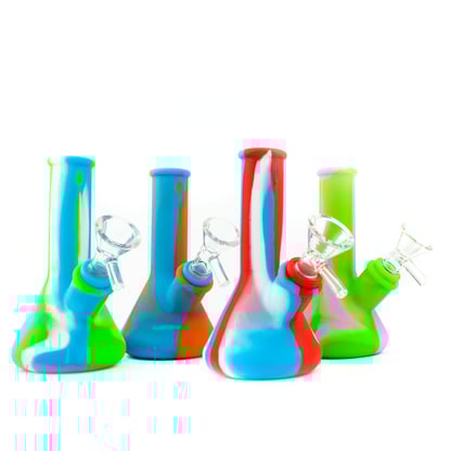 SWP103 -- Mini Bong Silicone Waterpipe