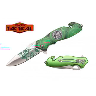 Razor Tactical Spring Assist Knife (RT-7123GN)
