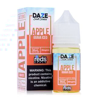 Daze Reds Apple Salt Nic Guava Iced E-Juice (30ml)
