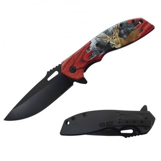 Razor Tactical Deer Assisted Knife with ABS Handle (RT-7371DR)
