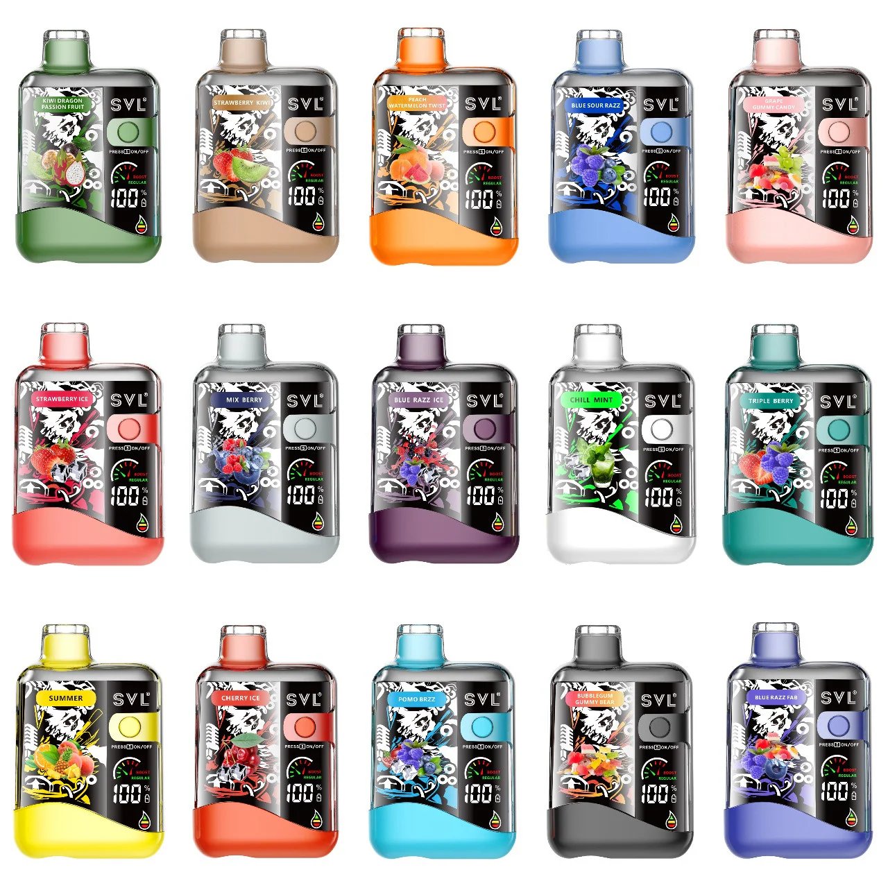 SVL Lush Alien BX12000 Disposable Vape (18ml) (Pack of 5)