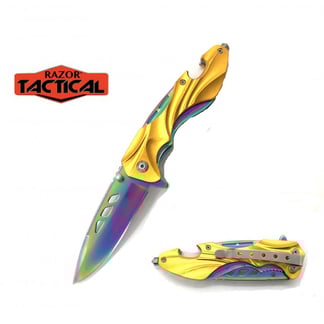 Razor Tactical Spring Assist Knife (RT-7050GD)