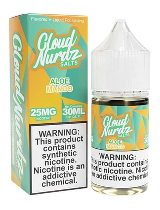 Cloud Nurdz Salt Nic Aloe Mango E-Juice (30ml)