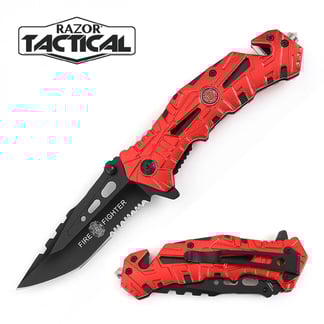 Razor Tactical Fire Fighter Folding Knife (RT-7069FF)