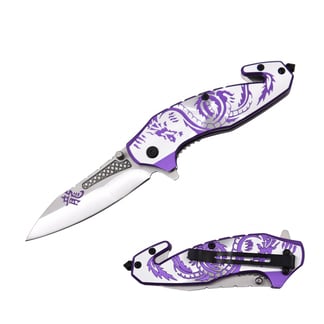 Razor Tactical Purple Spring Assist Knife (RT-7118PR)