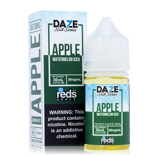 Daze Reds Apple Salt Nic Watermelon Iced E-Juice (30ml)