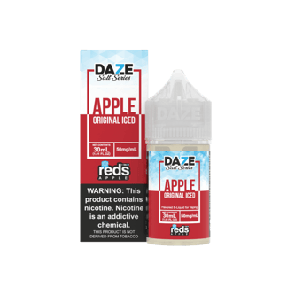 Daze Reds Apple Salt Nic Original Iced E-Juice (30ml)