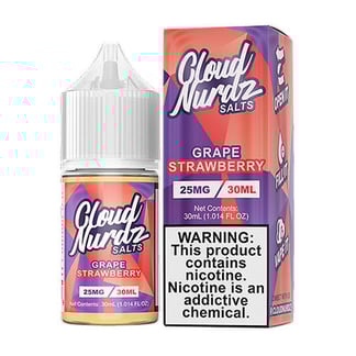 Cloud Nurdz Salt Nic Strawberry Grape E-Juice (30ml)